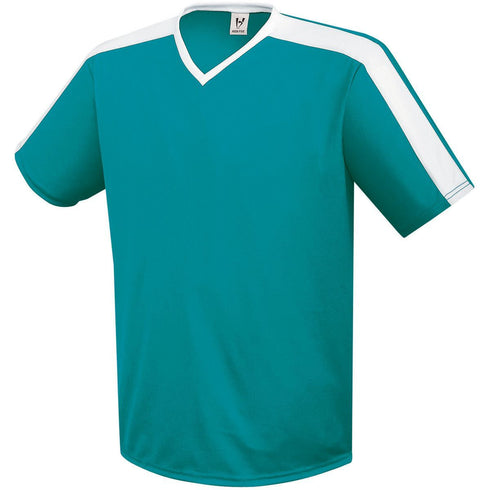 Russell Athletic Genesis Soccer Jersey (322730), Color 'Teal/White'